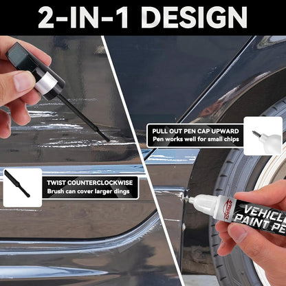 Black Touch Up Paint for Cars, Color Accurate Car Touch Up Paint, Professional Automotive Scratch Repair, Lasting Auto Scratch Remover, Quick Dry, Easy to Use, Safe and Waterproof, Versatile Use