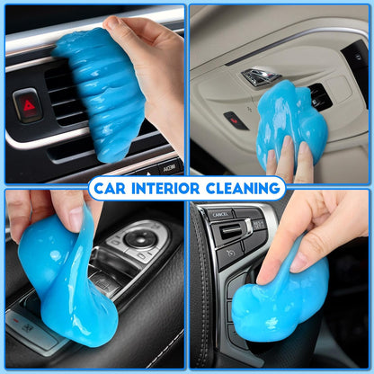 YOPINSAND Car Cleaning Gel, 2 Pack Car Cleaning Putty, Universal Auto Deatiling Tools, Reusable Interior Cleaner for Car Keyboard Air Vent, Car Slime Cleaner Dust Cleaning Gel