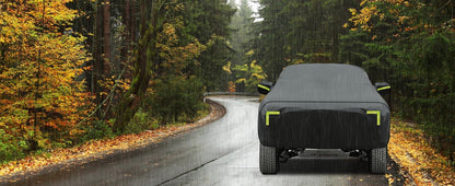 Car Cover Custom Fit for Honda CRV 1997-2025,Toyota RAV4 1996-2025, 6 Layers Truck Cover Waterproof All Weather for Automobiles,Outdoor Full Exterior Cover,Rain, Sun, Wind Protection,Black