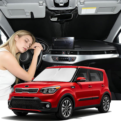for Toyota Tacoma 2016-2023 2024 2025 2026 Sun Shade Sunshade Windshield Cover - 4 Layers Front Window Shade Custom Fit Tacoma 2Dr 4Dr Pickup Sun Visor 240T Shade Blocks UV Rays Car Accessories - Colors G