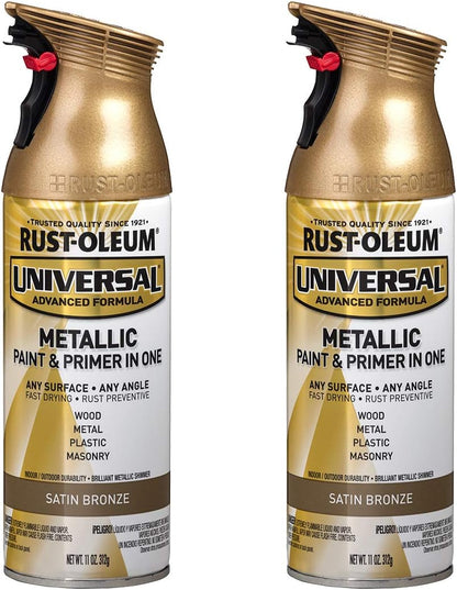Rust-Oleum 302151 Universal All Surface Clear Topcoat Spray, 11 oz, Dead Flat Clear - Colors A