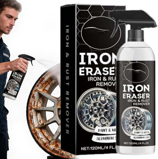 Iron Eraser Rust Remover Spray, Car Rust Remover Cleaner Spray, General rust remover Cleaner spray (120ML-3PCS)