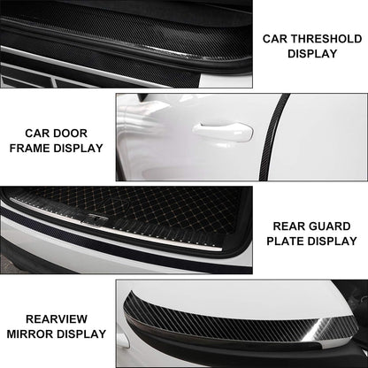 MYFAMIREA Anti-Scratch Anti-Collision Adhesive Strip Car Door Edge Guard Protector Strip Car Door Scuff Plate Protectors Transparent Invisible Tape for Rear Bumper/Door(33Ft x 2In)