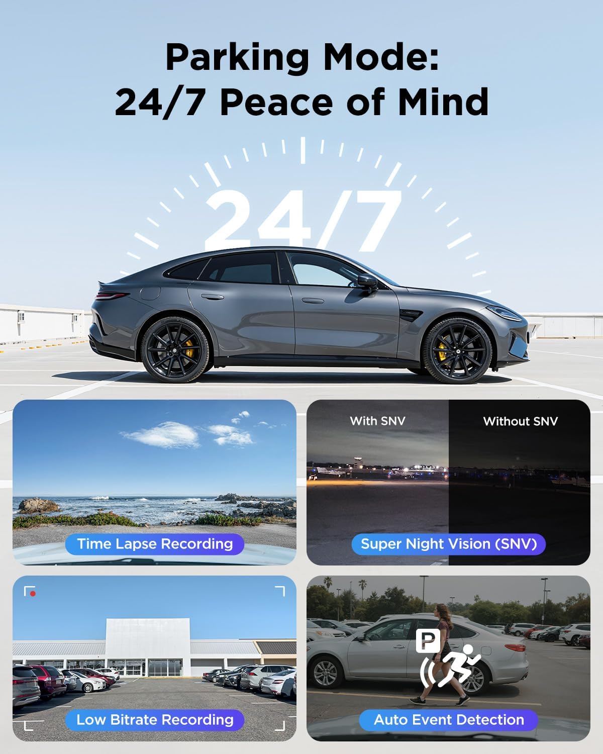 VIOFO A229 Plus Dash Cam Front and Rear, Dual STARVIS 2 Sensors, 2 Channel HDR, 1440P+1440P Voice Control Car Dash Camera, 5GHz Wi-Fi, Voice Control, Ultra-Precise GPS