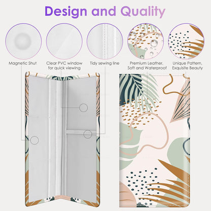 Car Registration and Insurance Holder，Colour Patterns Men Women Car License Document Registration and Insurance Card Holder