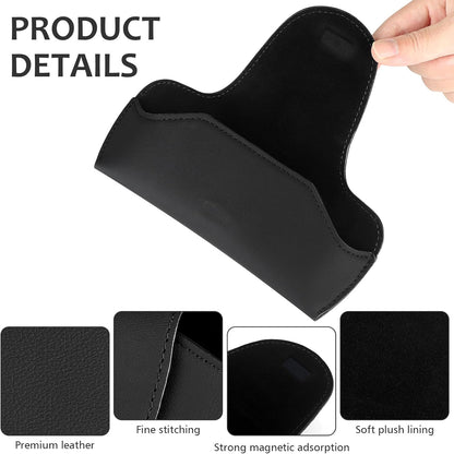 Accmor Sunglasses Holder for Car Sun Visor, Auto Eyeglasses Protective Storage Case, Vehicle Visor Accessories Organizer Box