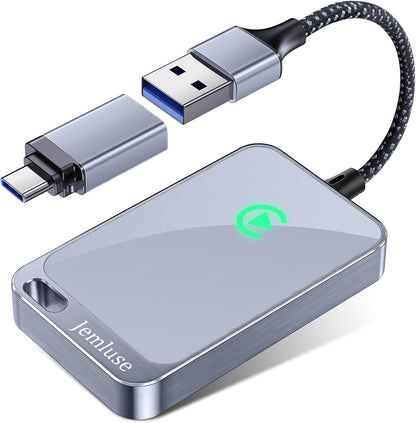Jemluse Wireless CarPlay Adapter for Apple iPhone - Multi-User Seamless Connection for Convert Wired to Wireless Car Play Adapter - No Latency from iOS 10+ to Screen w/USB C (Gray)