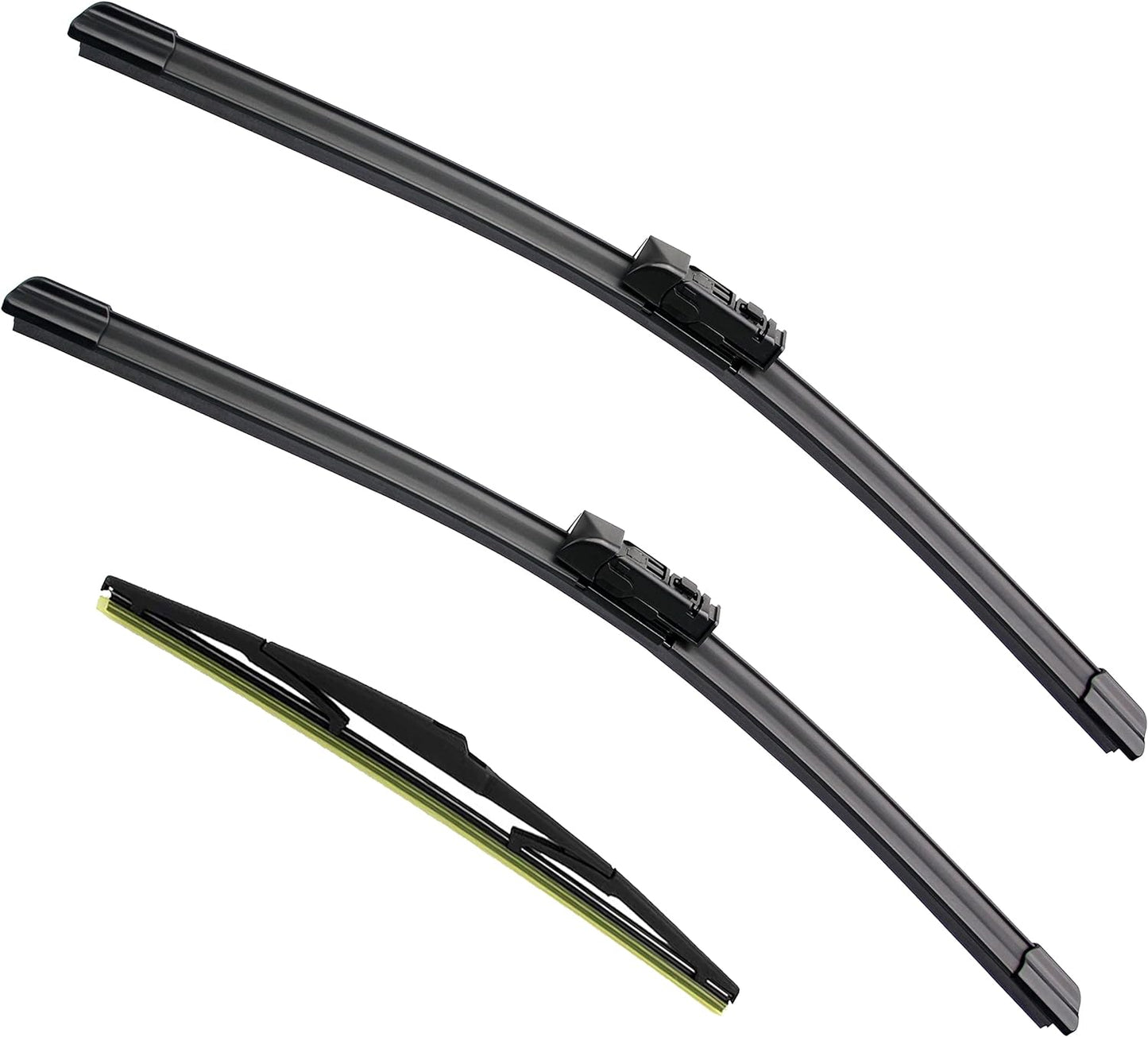 3 Factory Wiper Blade Replacement for Subaru Impreza 2017-2020 2021 2022 2023 Crosstrek 2018-2021 2022 2023 Original Equipment Windshield Wiper Blades Set - 26"/16"/12"(Set of 3) Top Lock - Colors A