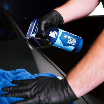 GYEON Quick Detailer Spray for Car Paint Glass Trim Chrome Enhances Gloss Adds Hydrophobic Protection Safe on Ceramic Coated Vehicles Removes Dust Fingerprints Boosts Shine Fast Easy Car Care