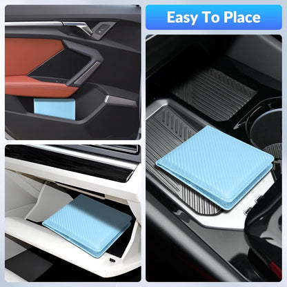 Car Registration and Insurance Card Holder，Vehicle Glove Box Car Organizer，Accessories Case for Storing Driving Licences, Cards, Documents