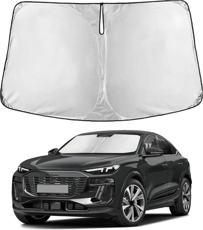 EcoNour Car Windshield Sun Shade | 2025 Upgraded Innovative No-Light-Pass Technology for Maximum Coverage | Foldable Sun Shade Keeps Your Vehicle Cool | Must-Have Car Accessories | Small (59" x 29") - Colors J