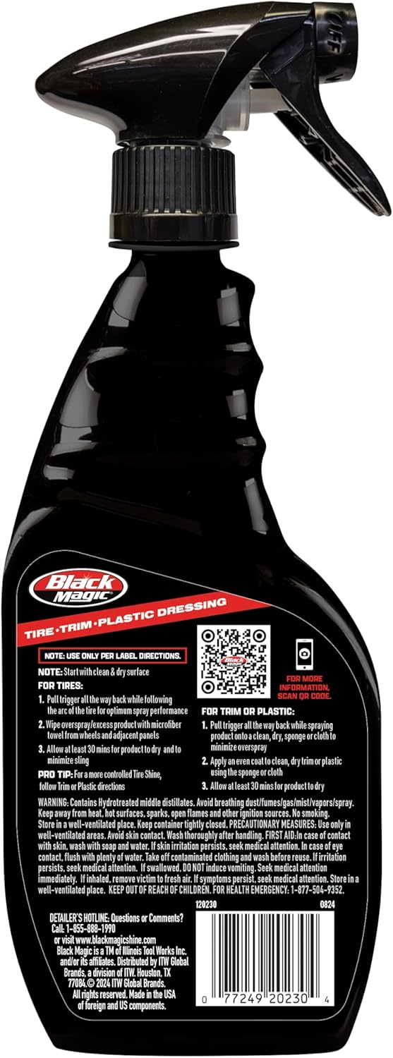 Black Magic 120218 No Scrub All Wheel Cleaner, 23 oz. (Pack of 2) - No Scrubbing Needed, Just Apply, Hose Off and Wipe for Clean Wheels Every Time
