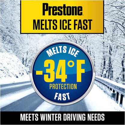 Prestone AS250 De-Icer / Winter Windshield Washer Fluid, 1 Gallon