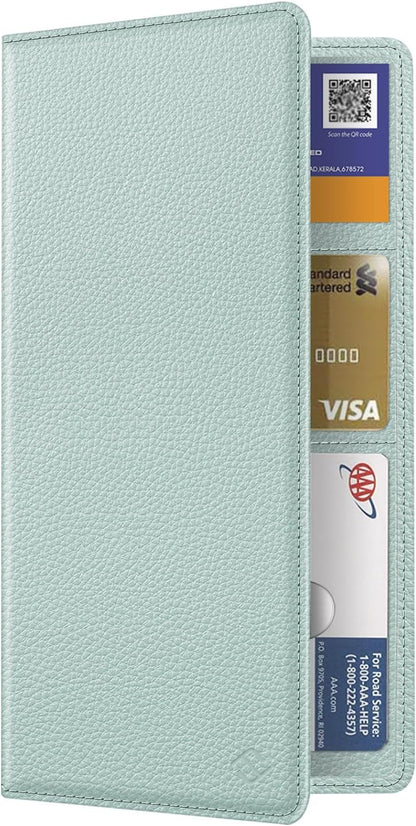 FINPAC Car Registration and Insurance Card Holder, Vehicle Glove Box Card Organizer Wallet Automobile Accessories for License