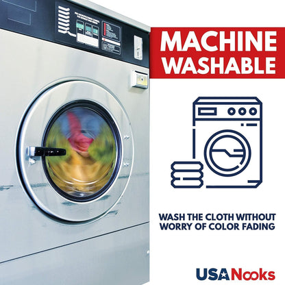 USANOOKS Premium 300GSM Microfiber Cleaning Cloth - 12.5"x12.5" High Performance - 1200 Washes, Ultra Absorbent Microfiber Towels for Cars Undercarriage, Rims & Engine Bay Cleaning - Microfiber Cloth