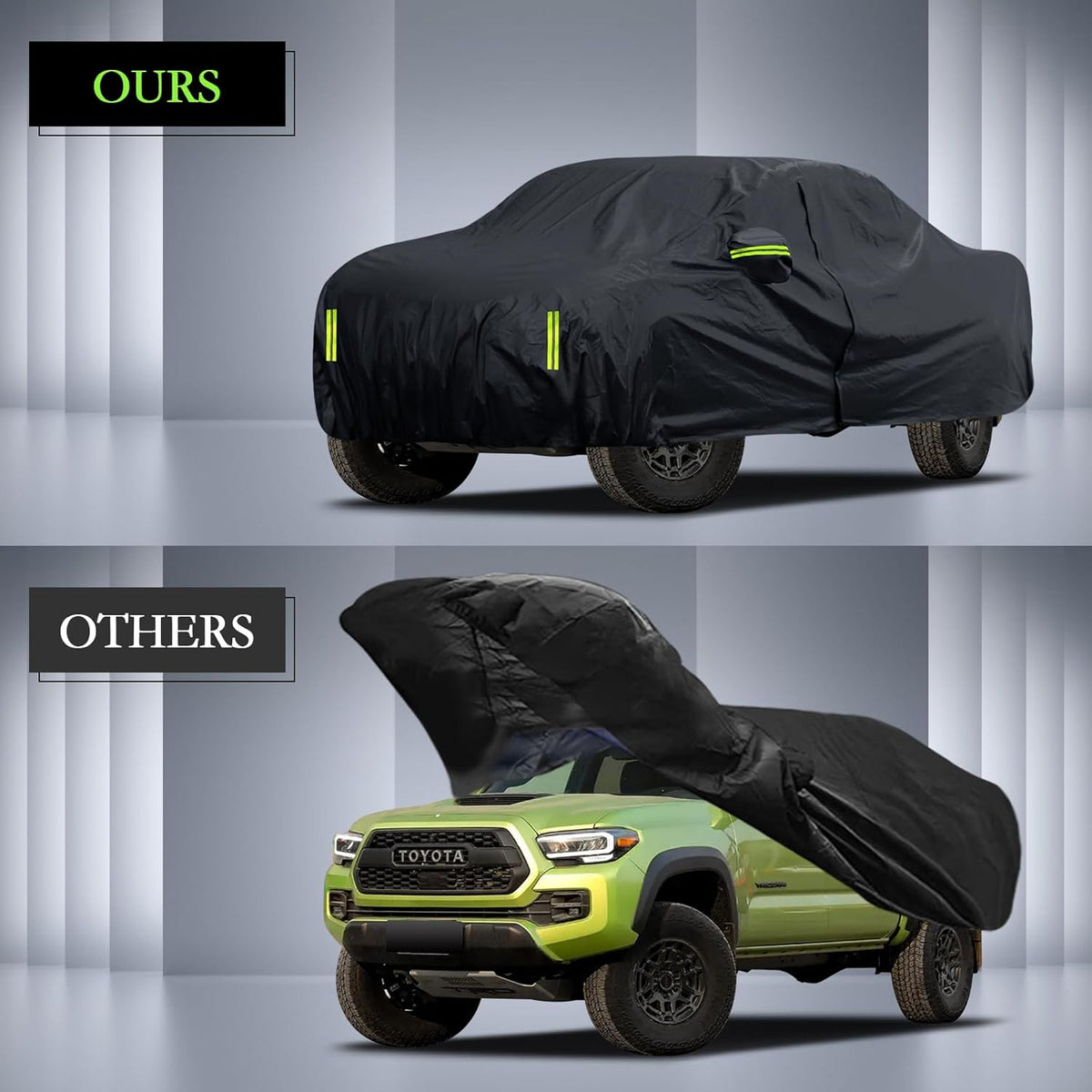 Car Cover Custom Fit for Toyota Corolla 2000-2025, Honda Civic 1991-2025, Waterproof All Weather Full Exterior Cover Rain Sun Protector Car Cover with Door Zipper