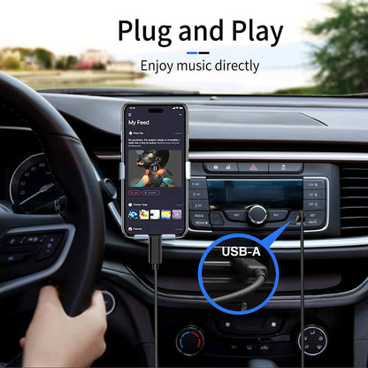 Car Carplay Cable for iPhone 17/16/15, USB A to USB C Cable Compatible for iPhone 17/16,17Air, 17/16/15 Pro Max,17E/16E/Plus, iPad 10th/11 Gen,iPad Pro 12.9,Air 5th/4th Charger Cord,Car Charging Cable