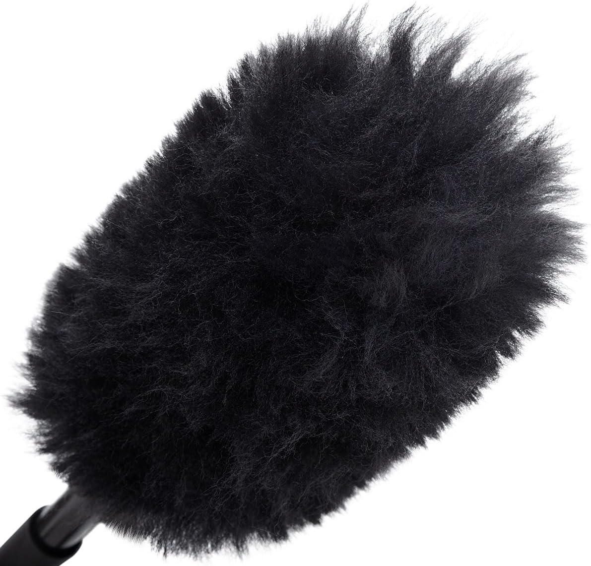 Eastwood Concours Premium Cleaning Woolies | Professional Long Handle Soft Brush for Wheels & Tires, Interior Detailing, and Household Cleaning | Made of 100% Wool and Anti-Scratch on Paint | Set of 3