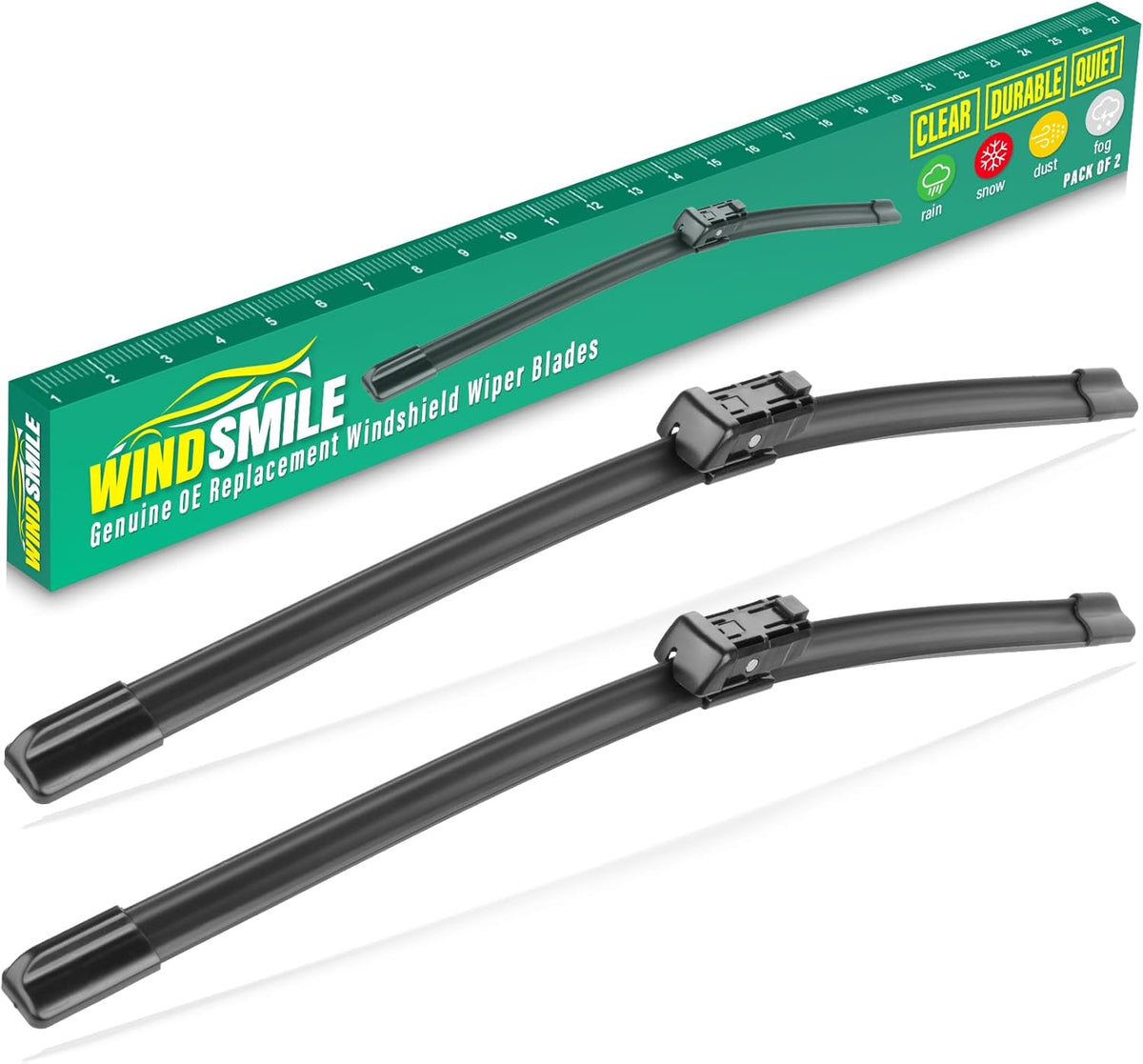 26" 16" 12" Windshield Wiper Blades Replacement for Toyota RAV4 2019 2020 2021 2022 2023 2024 2025 RAV 4 / Mazda 5 2006-2015 Premium All Weather Front Rear Wipers Set - OEM Quality (Pack of 3) - Colors D