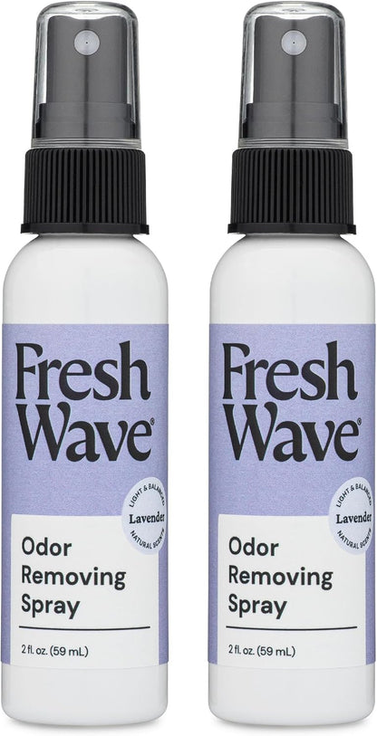 Fresh Wave Original Scent Odor Removing Spray, 8 fl. oz. | Pack of 2 | Odor Absorber for Home, Furniture, Fabrics & Trash | Safer Odor Relief