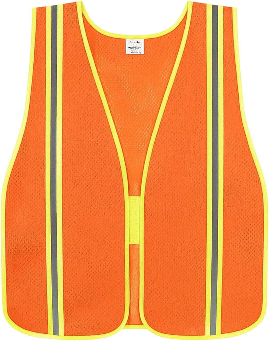 High Visibility Reflective Safety Vest for Men Women Class 2 Hi Vis Mesh Fabric Safety Work Jacket with Elastic Band