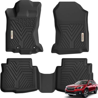 YITAMOTOR Floor Mats & Cargo Mat Fits for Subaru Crosstrek & Impreza 2026 2025 2024 (Non Crosstrek Hybrid), All Weather Protection TPE Waterproof Non-Slip Floor Liners 1st & 2nd Row Set Accessories