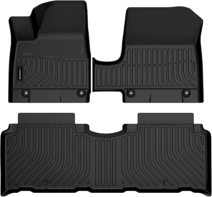 Auxko All Weather Floor Mat & Cargo Mat Fit for 2026 2025 2024 2023 2022 Hyundai Tucson Hybrid(Not PHEV) TPE Liner Tucson Accessory Set All Season Odorless Anti-Slip Floor Liner