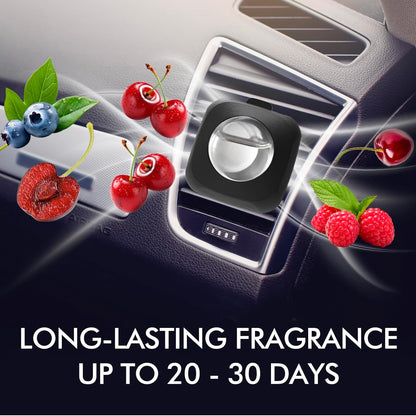 Car Air Fresheners, 6 Pack, Citrus, Car Fresheners Vent Clips, Long Lasting Air Freshener, Car Refresher for Men Women