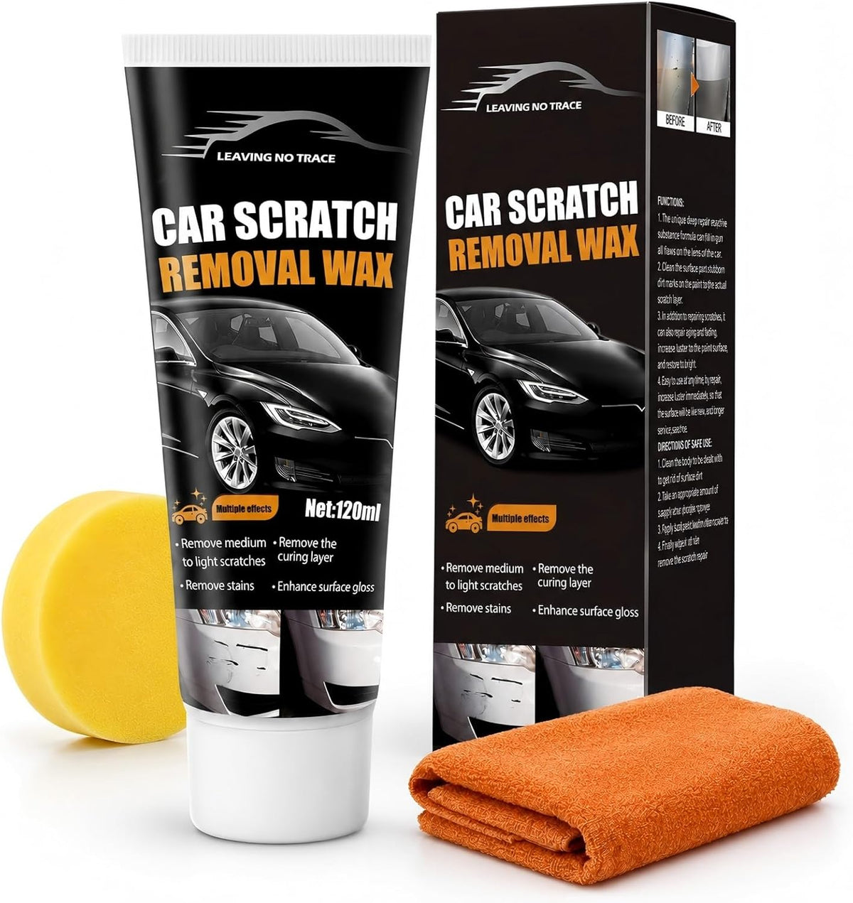 2026 New Upgraded Car Scratch Remover for Deep Scratches, Car Paint Scratch Remover for Vehicles, Car Scratch Repair Kit (1PCS)