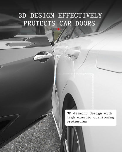 muekzu Silicone Car Door Edge Guard Trim Molding Crash Scratch Protector Scratch Guard for Car,Sedans,Truck,SUV 4PCS (Black)