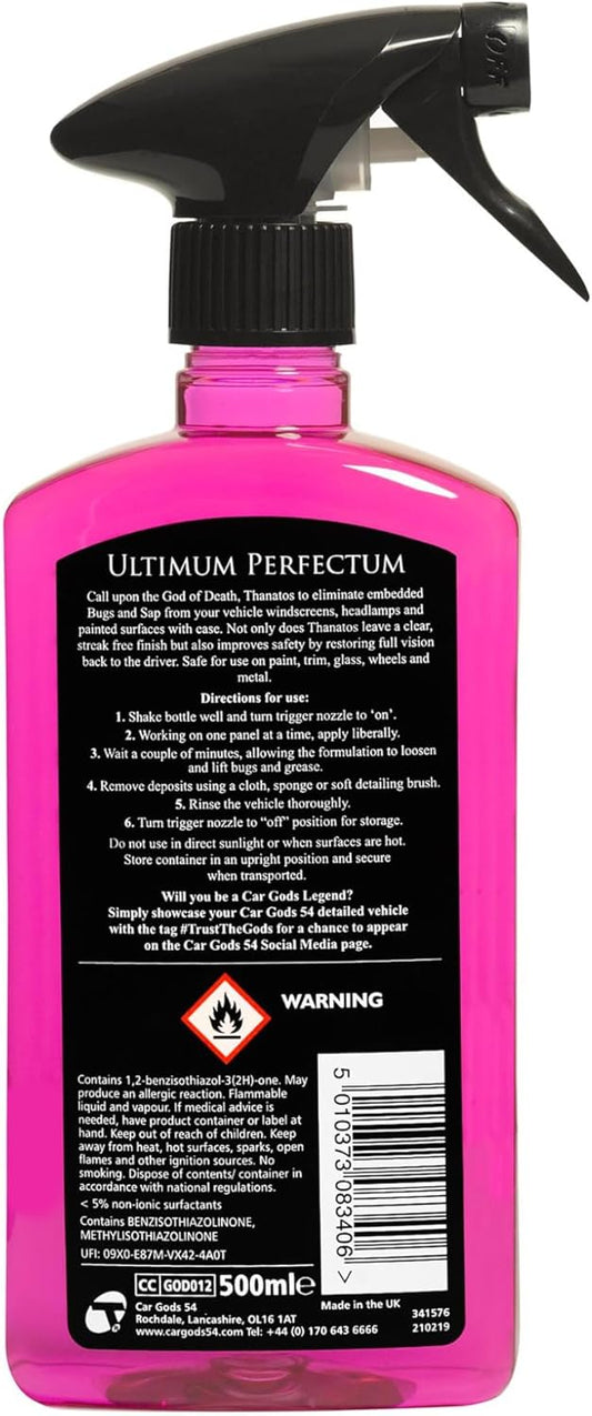Car Gods Thanatos Bug and Sap Remover, 17 Fl Oz