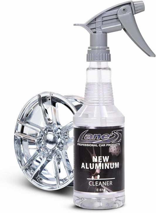 LANE'S New Aluminum Car Wheel Cleaner | Acid Rim Cleaner and Brightener | Brake Dust, Oxidation & Rust Remover for Motorcycles, Cars, Trucks | Shines & Eliminates Hard Scrubbing | 16oz
