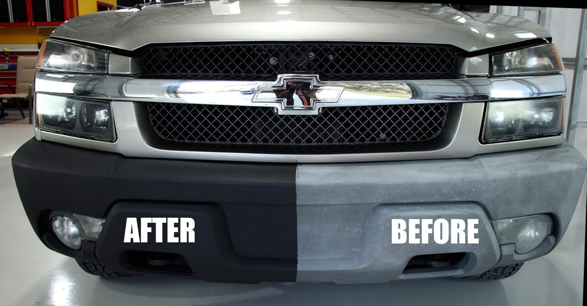 Black Plastic Restorer - Instantly Restore Your Faded or Damaged Black Plastic Trim - Won't Wash Off - Permanent - Lasts for Years - Easy - that Black Stuff
