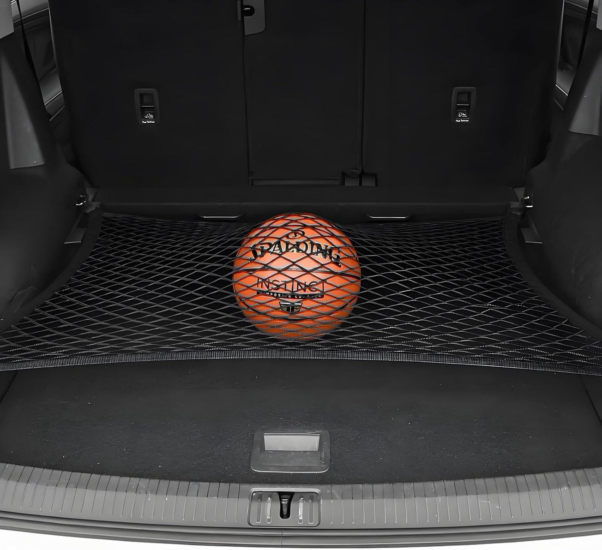 BAILALIBO Cargo Net Stretchable, Adjustable Elastic Trunk Mesh Nets with Metal Hook Universal for SUV, Jeep, Trucks, Car Exterior Accessories for Secure Storage (35.4x15.8 inch)