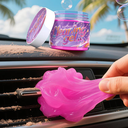 ASFSKY Car Cleaning Gel (Blue,Mint) Cleaning Putty Universal Dust Cleaning Car Interior Cleaner Keyboard Dust Remover Car Slime Gifts for Men Women girl（1 pack）