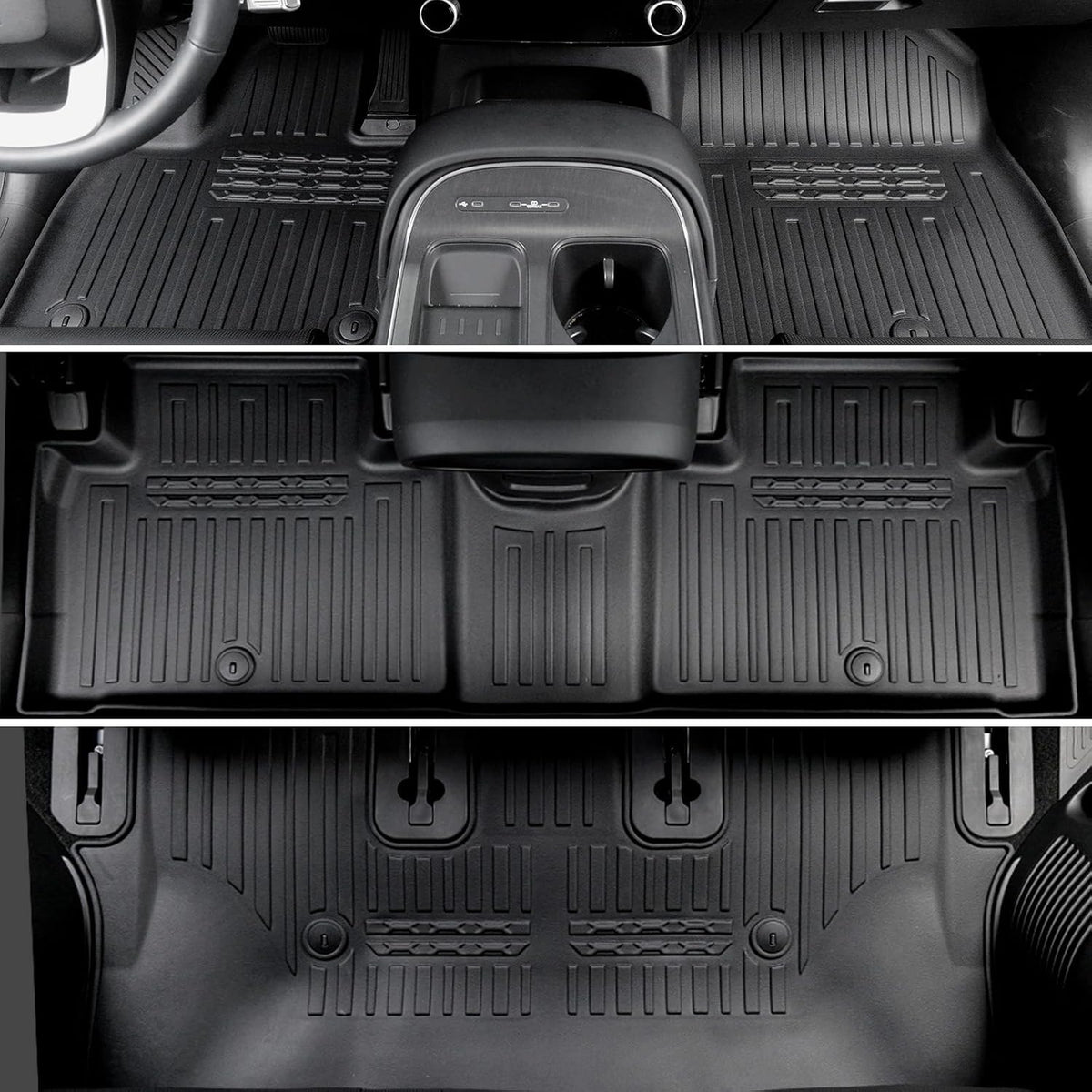Floor Mats for Hyundai Elantra Gas 2021-2026, All Weather Floor Mats Trunk Cargo Liner and Door Sill Guards Accessories, Full Coverage Set (Not fit Hybrid Models)