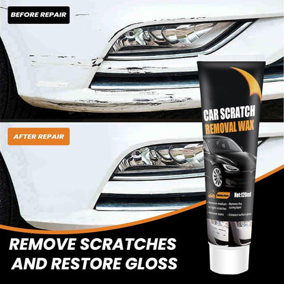 Car Scratch Removal Wax, 2026 New Upgraded scratch remover for vehicles Deep Scratches, Universal Car Paint Polishing Wax Scratch Remover with Wipe and Sponge (1Set)