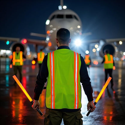 G & F Products High Visibility Reflective Safety Vest, One Size, Machine Washable Work Vest for Jobsite Safety