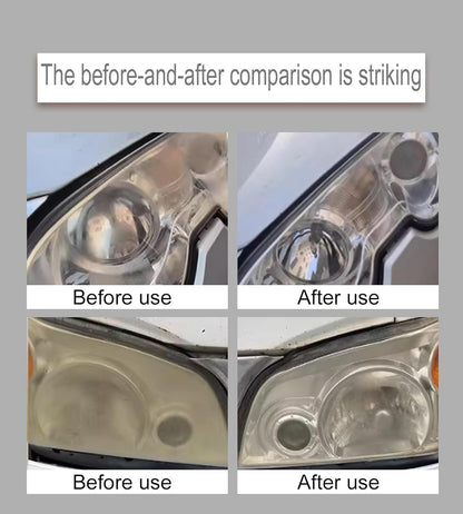 Professional Car Headlight Restoration Kit, Cleaning and Polishing Spray, Multifunctional Headlight Oxidation Remover, for Vehicle Maintenance