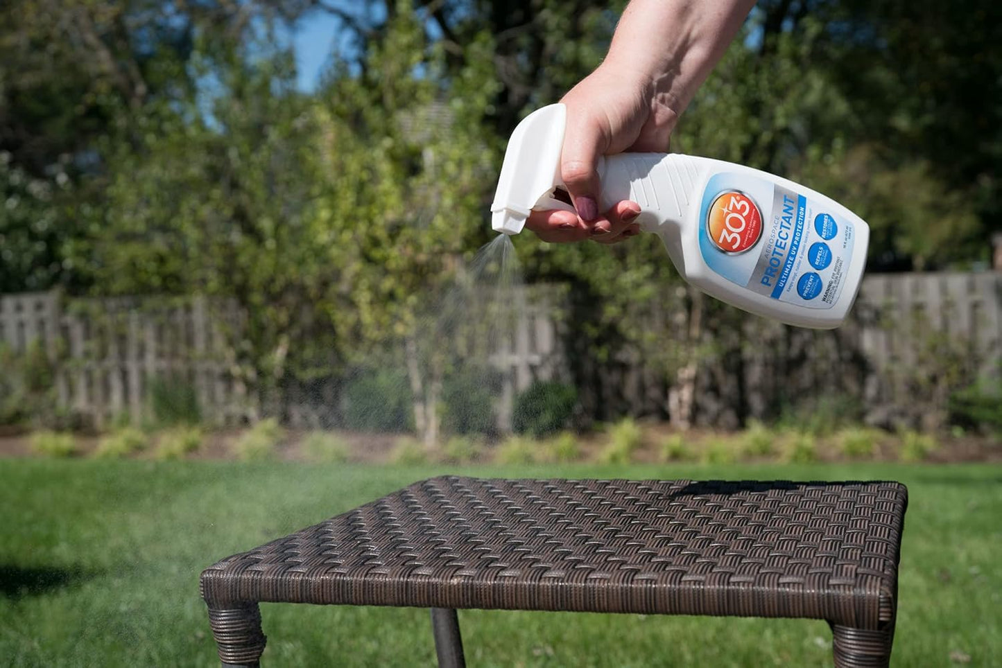 303 Products Aerospace Protectant Spray, UV Protection for Outdoor Surfaces – Protects Vinyl, Plastic & Rubber, Repels Dust & Dirt, Matte Finish, 10 oz