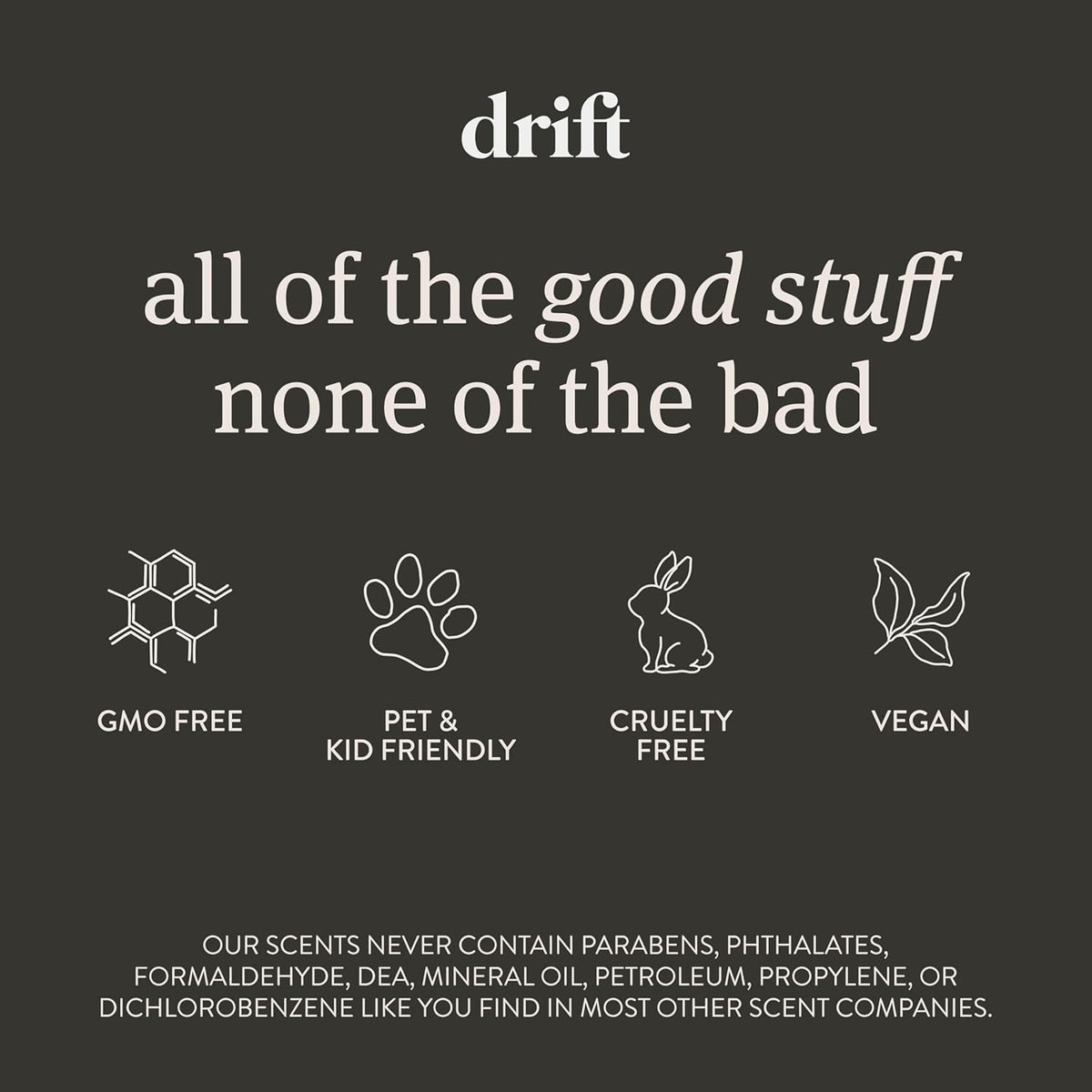Drift Car Air Freshener - The Original Wood Air Freshener - Car Odor Eliminator - Long Lasting Scent - Auto Accessories - Metal Clip - Essential Oils - Clean Ingredients - Cabana Scent Starter Kit