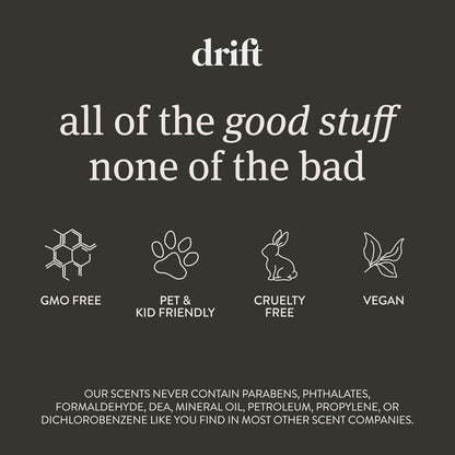 Drift Car Air Freshener - The Original Wood Air Freshener - Car Odor Eliminator - Long Lasting Scent - Auto Accessories - Metal Clip - Essential Oils - Clean Ingredients - Cabana Scent Starter Kit