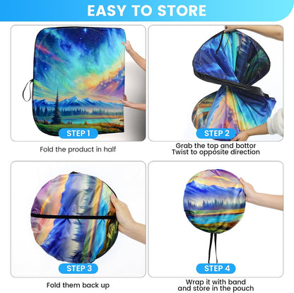 Windshield Sun Shade - Windshield Sun Shade Foldable Offers Ultimate Protection for Car Interior UV Protection Car