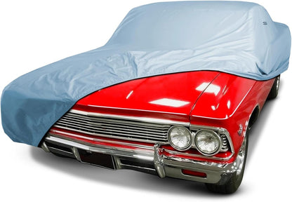 iCarCover Premium Car Cover for 1970-1972 Chevy Monte Carlo Heavy Duty Waterproof All-Weather Automobiles Custom Fit Indoor Outdoor UV Snow Protection Covers with Straps and Bag - Colors A