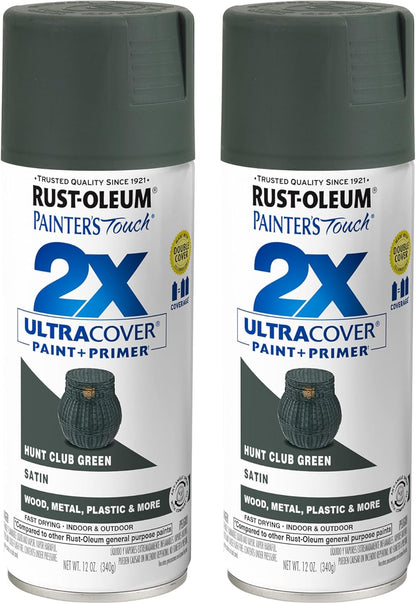 Rust-Oleum 334029 Painter's Touch 2X Ultra Cover Spray Paint, 12 oz, Gloss Clear - Colors F