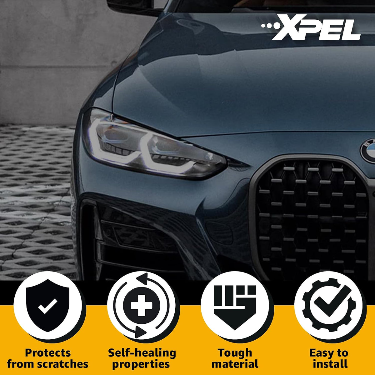 XPEL Clear Paint Protection Film Roll 6" x 84" – Self-Healing, Anti-Yellowing Polyurethane Wrap Protects Against Chips, Scratches & Debris | Invisible Shield for Cars, Trucks, Motorcycles & More
