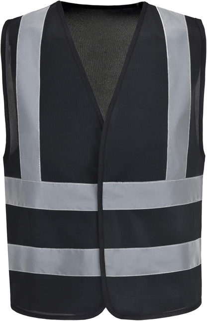 AYKRM 12 colour High visibility viz vest hi vis viz reflective work construction safety vest (XS-8XL) - Colors A