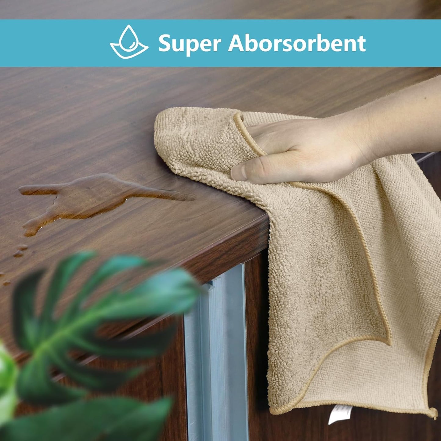 HOMEXCEL Grey Microfiber Cleaning Cloth, 12 Pack Premium Microfiber Towels for Cars, Lint Free, Scratch-Free, Highly Absorbent, Reusable Cleaning Rags for Car, Household, Kitchen, Window, 11.5"X11.5"