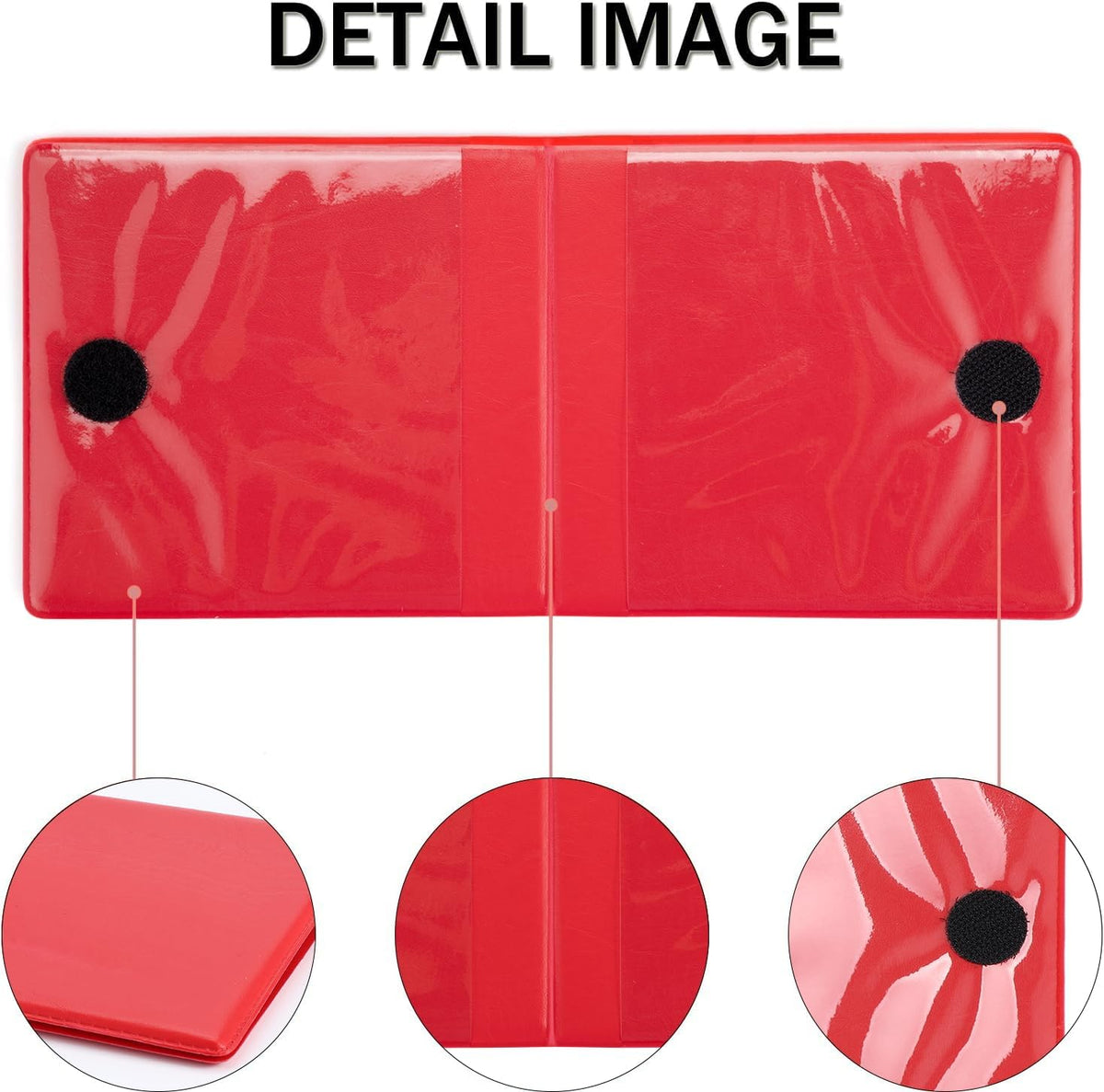 UYYE Car Registration and Insurance Card Holder, Vehicle Glove Box Car Organizer, Interior Car Accessories for Documents, Cards, License - 2 Pack