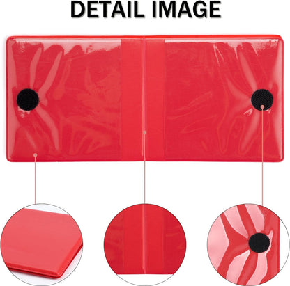 UYYE Car Registration and Insurance Card Holder, Vehicle Glove Box Car Organizer, Interior Car Accessories for Documents, Cards, License - 2 Pack